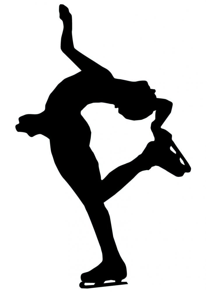 Figure Skater Silhouette